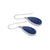 Gorgeous Lapis Drop Earrings reflect Elegant Simplicity with Deep shades of blue