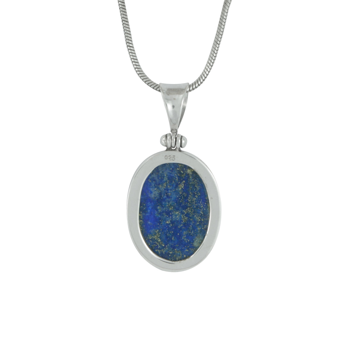Silver Pendant With Lapis