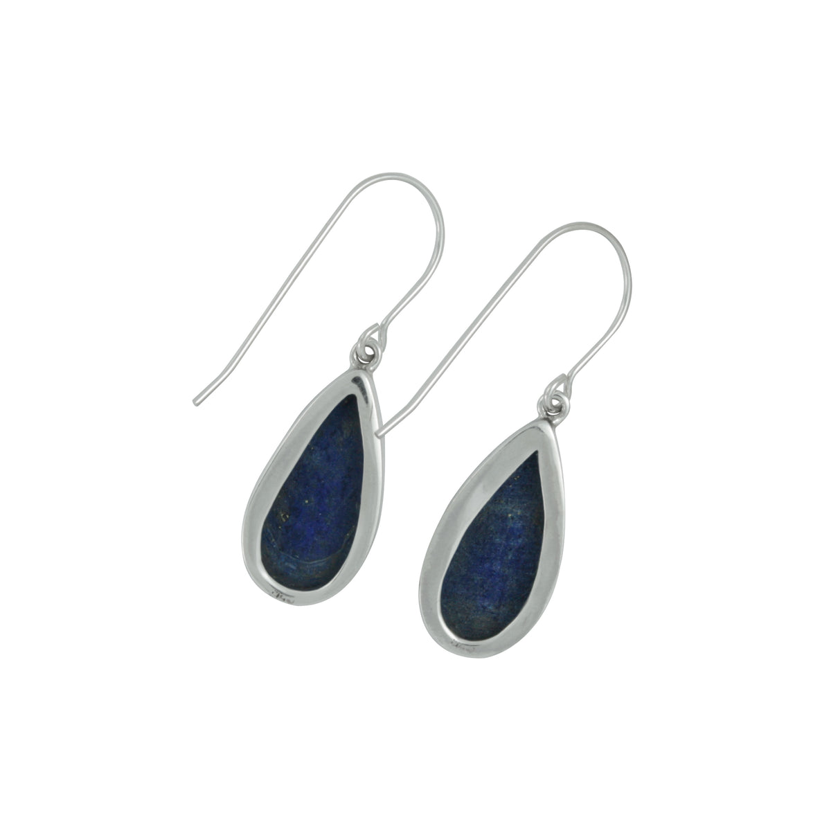 Gorgeous Lapis Drop Earrings reflect Elegant Simplicity with Deep shades of blue