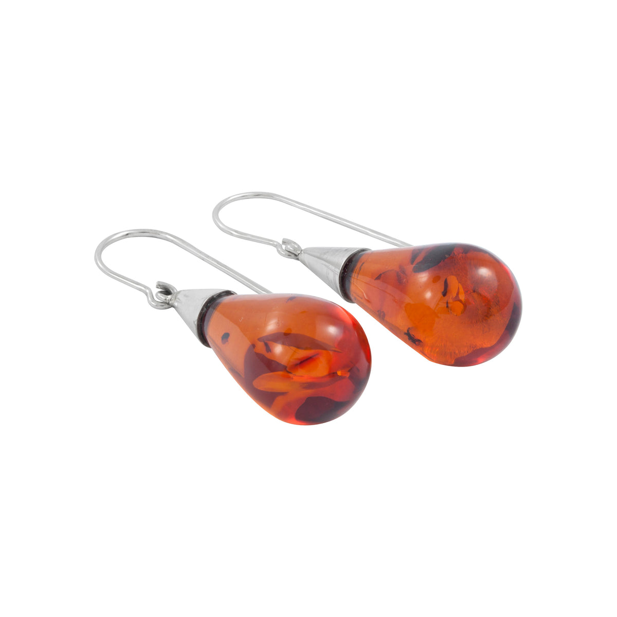 Gorgeous Amber Drop Earrngs
