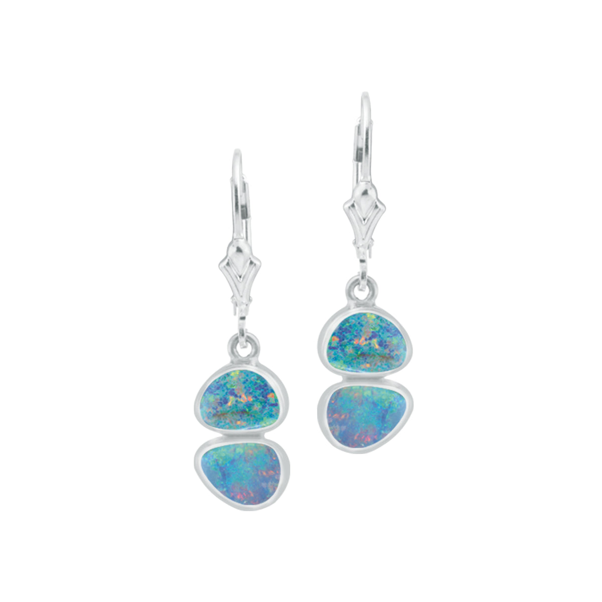 Simply Elagant and Stunning -Opal drop Earrings