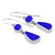 Sensational Sea Glass Elegance Simple Cobalt blue Sea glass earring