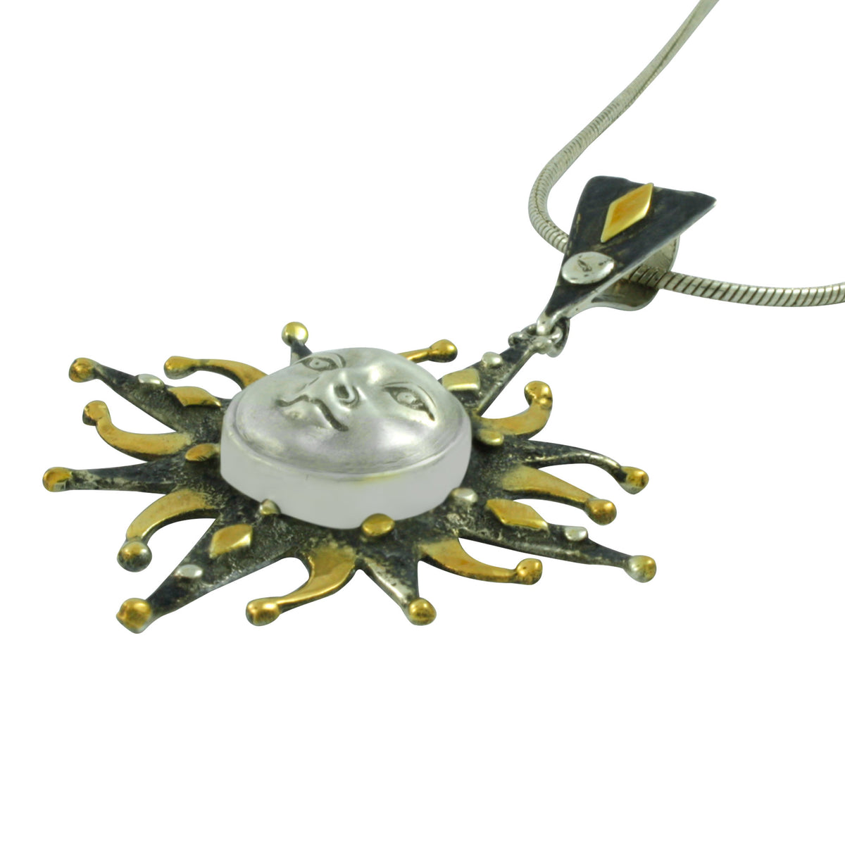 Spectacular Sun Face Pendant