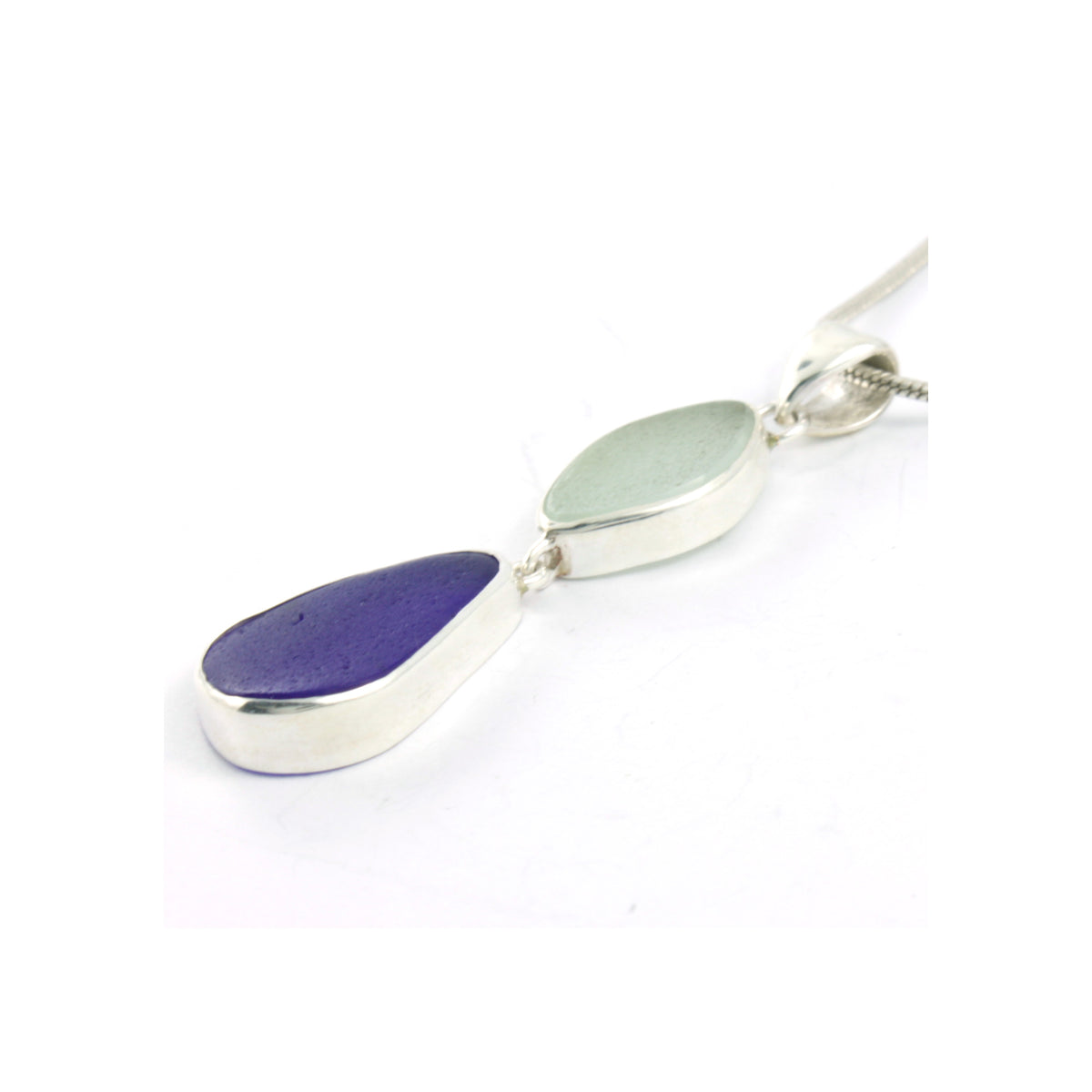 Simple Elegant Sea glass Pendant