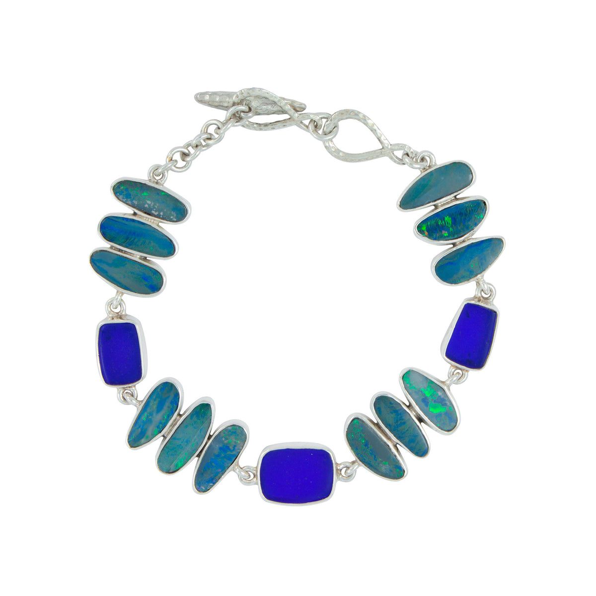 Exquisite Opal &amp; Seaglass Bracelet