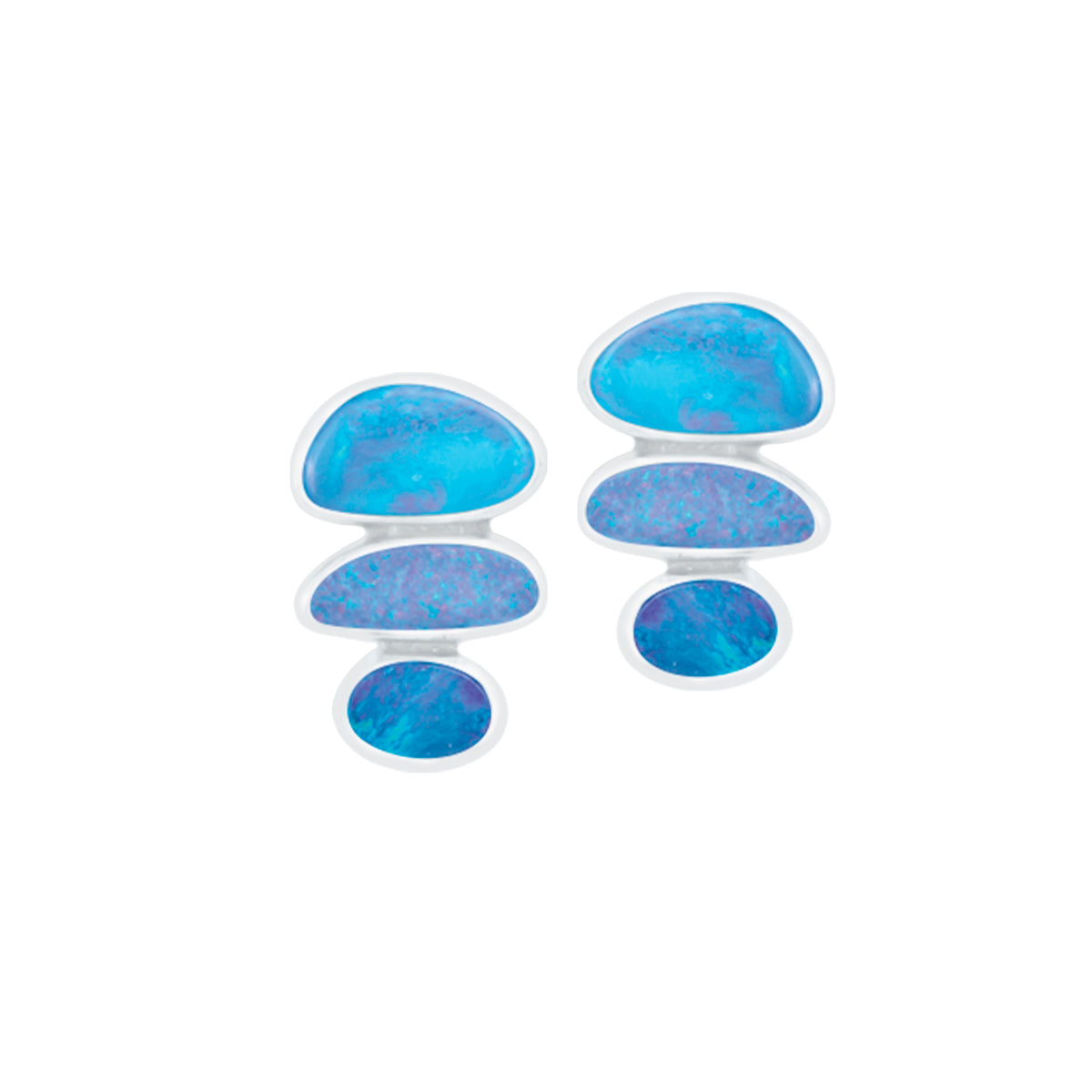 Shimmering Zen Opal Earring