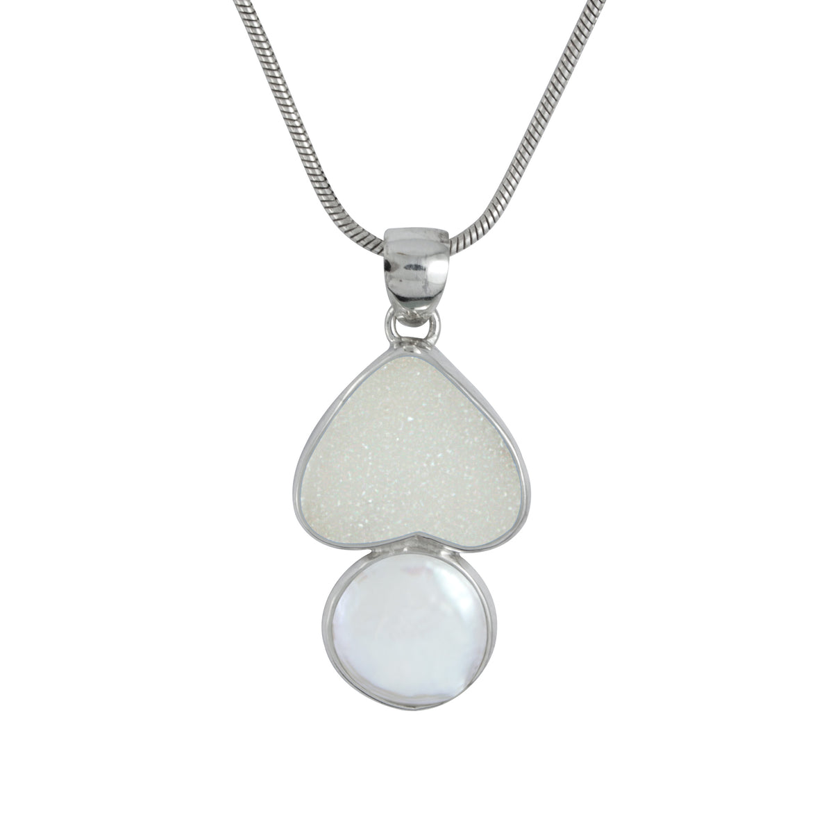 Seaglass Heart Pendant