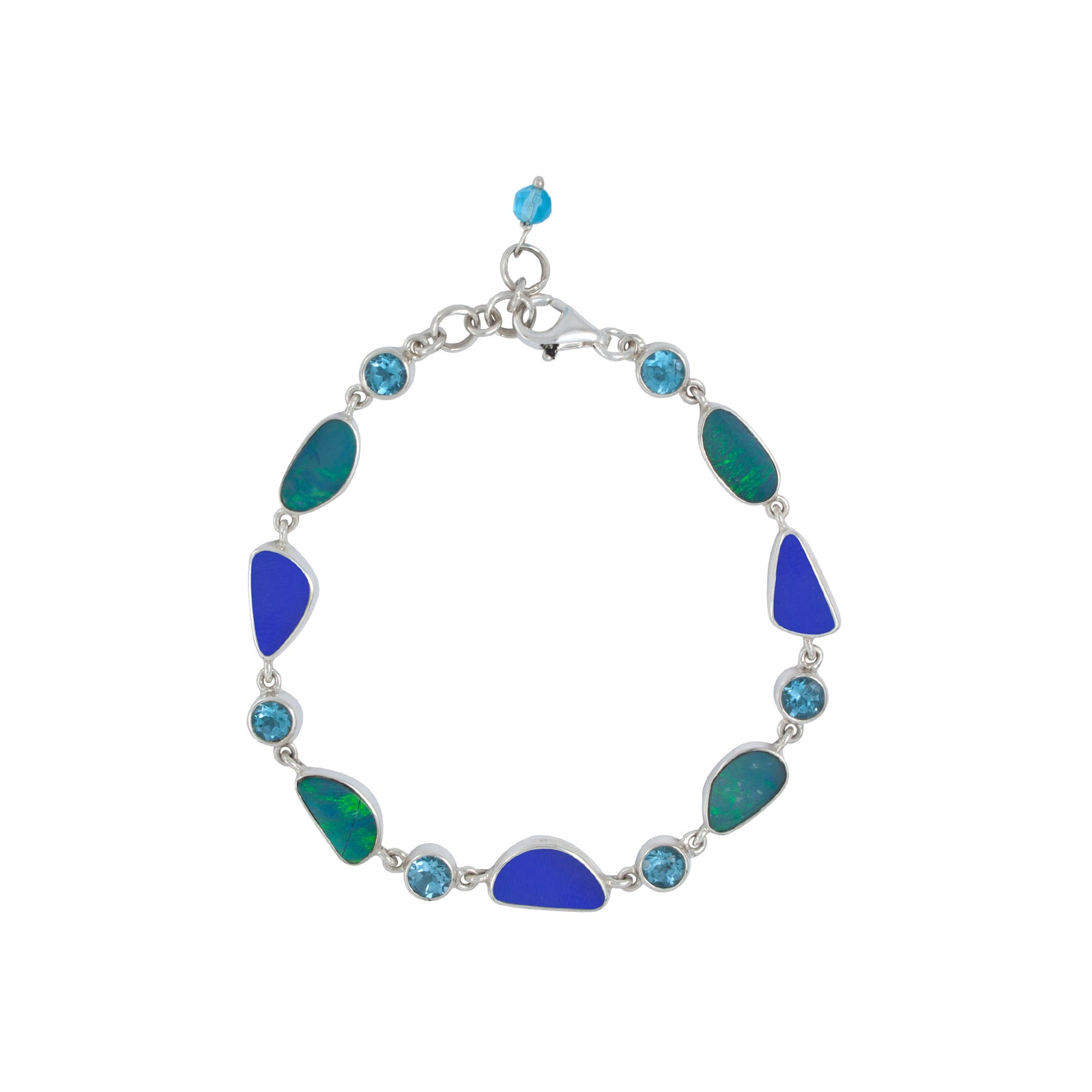 Exquisite Bracelet Sea Glass& Opal Bracelet
