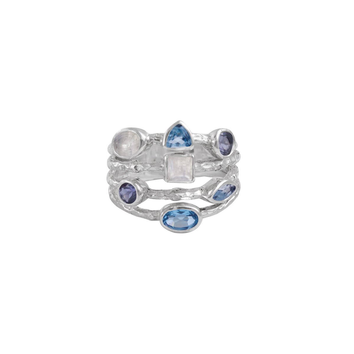 Fabulous  Multi Color Gem Stone Ring