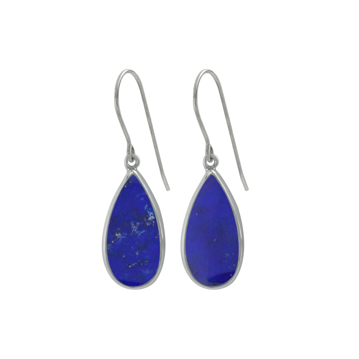 Gorgeous Lapis Drop Earrings reflect Elegant Simplicity with Deep shades of blue
