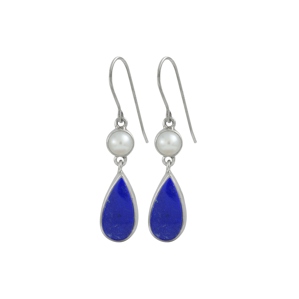 Blue Topaz and Lapis Teardrop Earrings. It&#39;s all about the Blues!