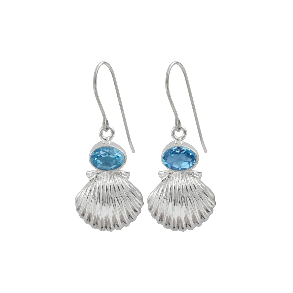 Silver Sea Shell Earring- Bring home the beach!