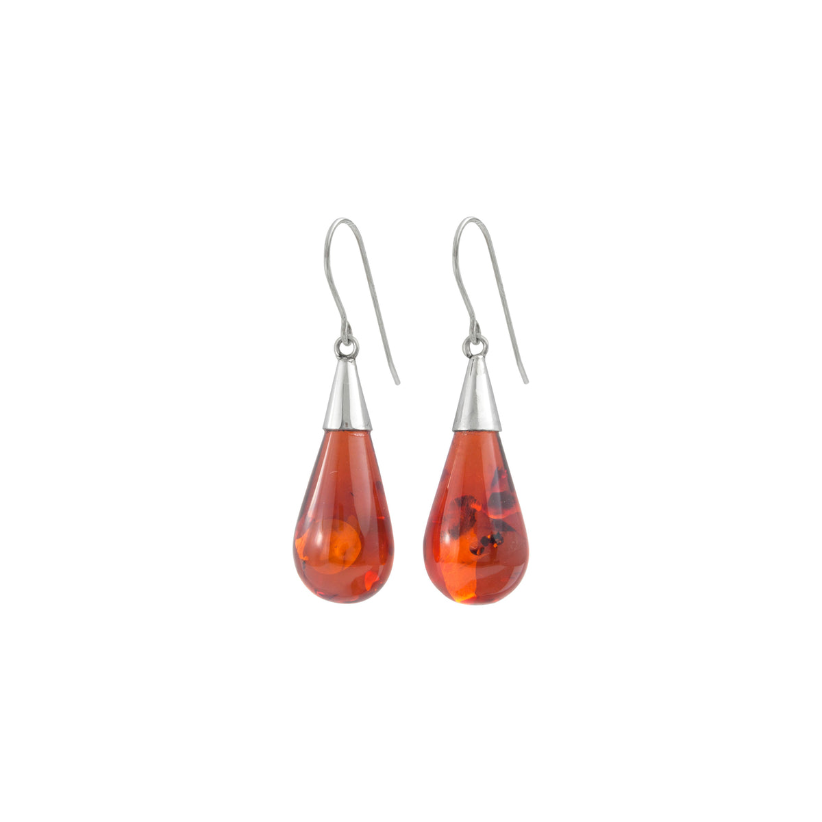 Gorgeous Amber Drop Earrngs