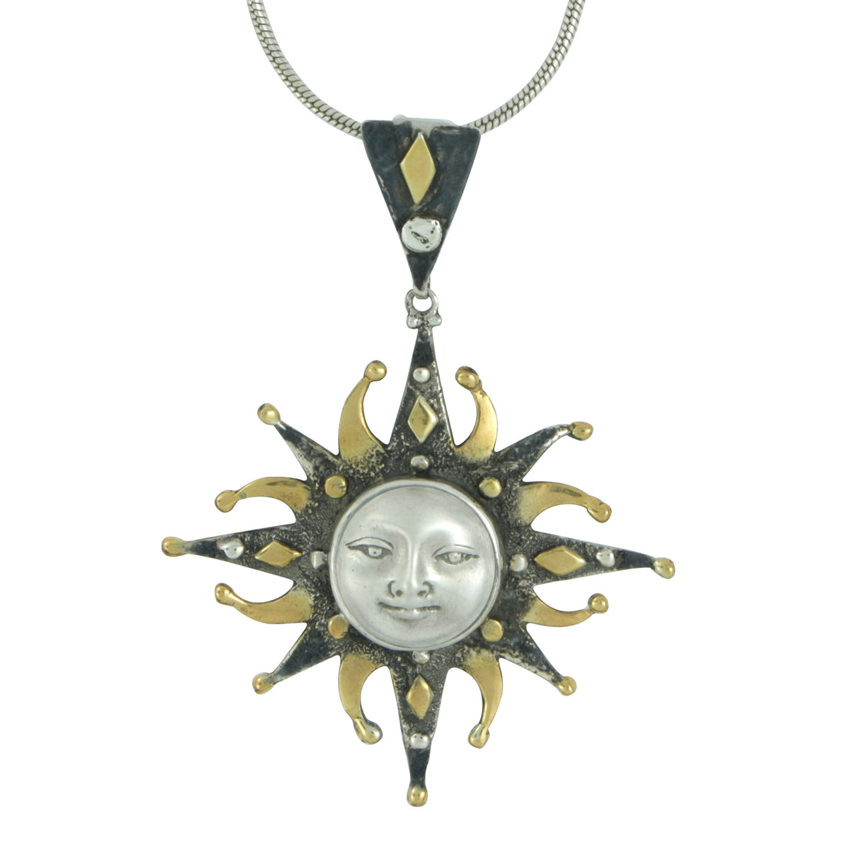 Spectacular Sun Face Pendant