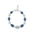 Sterling Silver Bracelet With Osema Pearl, Kynite Oval & Pear, Black Pearl